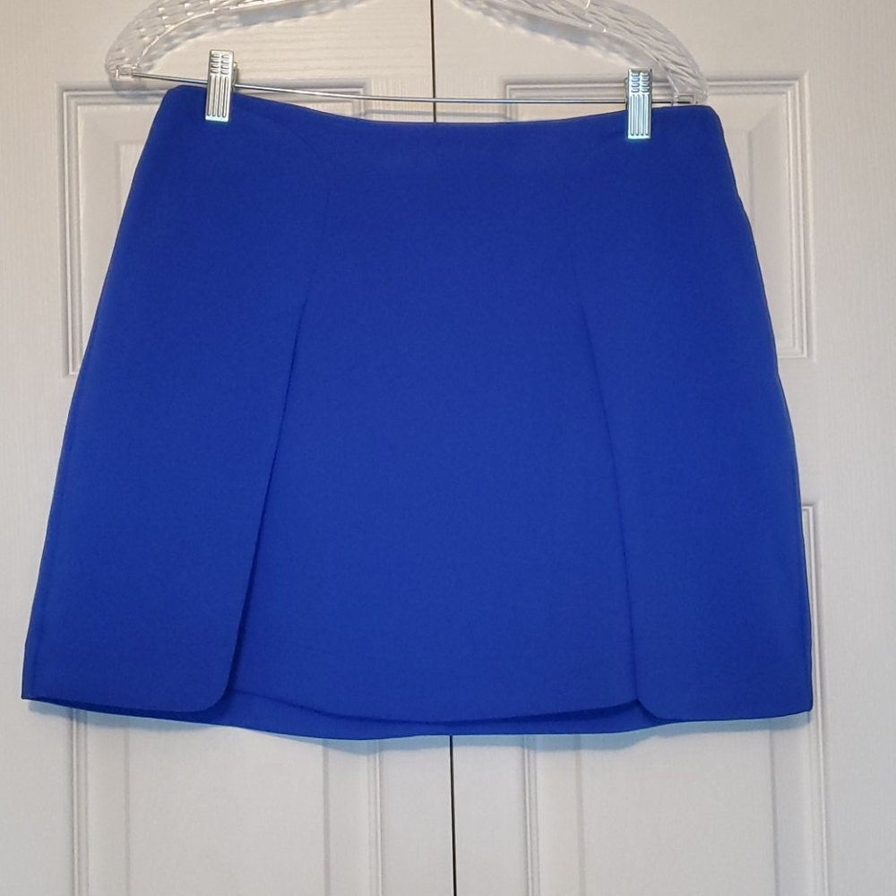 Banana Republic blue mini skirt size 10 EUC